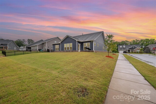 705 Hinterland Ln, Matthews, NC 28104 - ranch-style home featuring a residential view