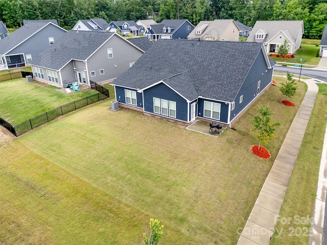 705 Hinterland Ln, Matthews, NC 28104 - aerial perspective of suburban area