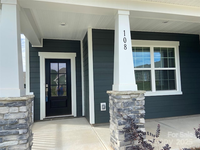 108 Red Juniper Way, Statesville, NC 28625 - view of exterior entry featuring a porch