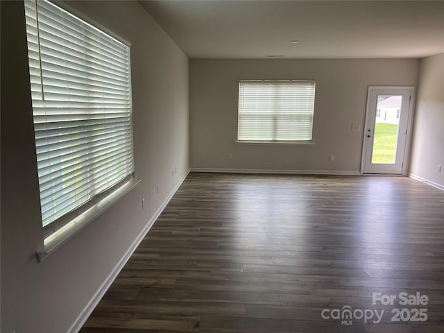108 Red Juniper Way, Statesville, NC 28625 - unfurnished room with dark wood finished floors and baseboards