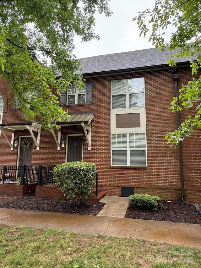 129 Steinbeck Way Unit B, Mooresville, NC 28117 - view of front of house with brick siding