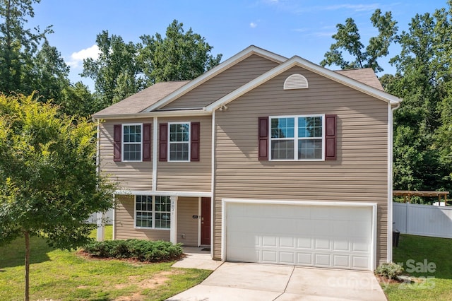 2021 Tarzi Ln, Charlotte, NC 28215 - traditional home featuring a garage and concrete driveway