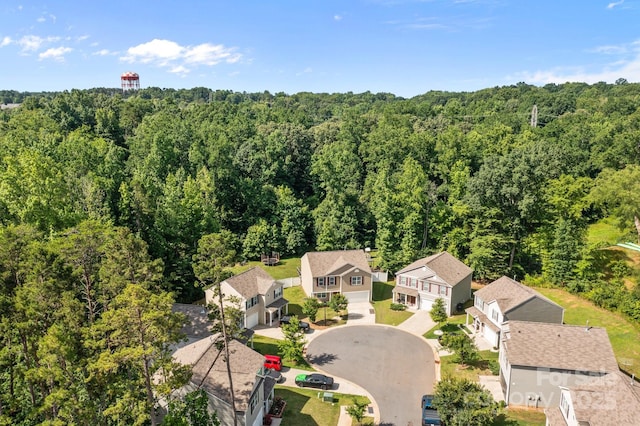 2021 Tarzi Ln, Charlotte, NC 28215 - drone / aerial view of a heavily wooded area