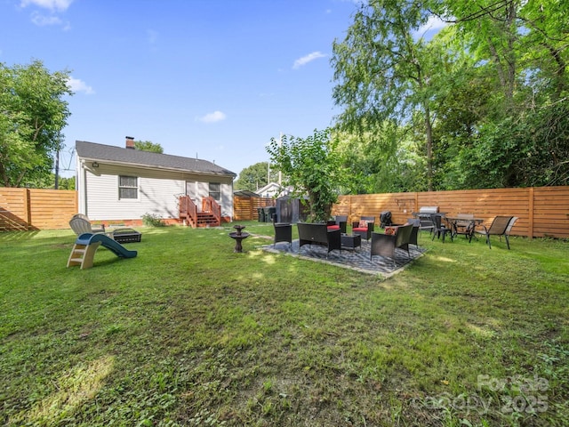 339 Arnold St, Rock Hill, SC 29730 - view of yard featuring outdoor lounge area
