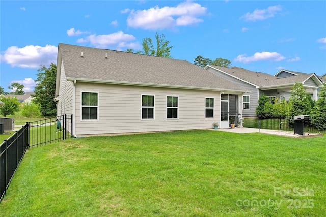 5079 Skyfest Dr, Charlotte, NC 28215 - rear view of house featuring a patio