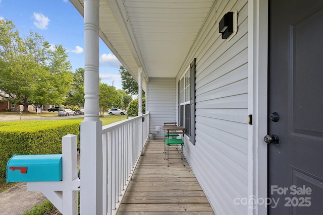 3721 Conway Ave, Charlotte, NC 28209 - view of wooden porch