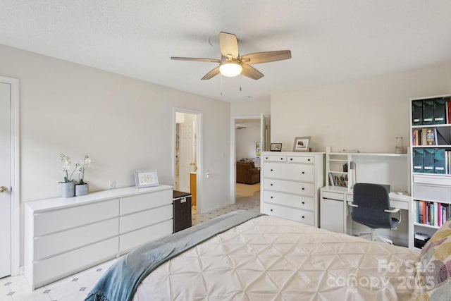 3721 Conway Ave, Charlotte, NC 28209 - bedroom with ceiling fan