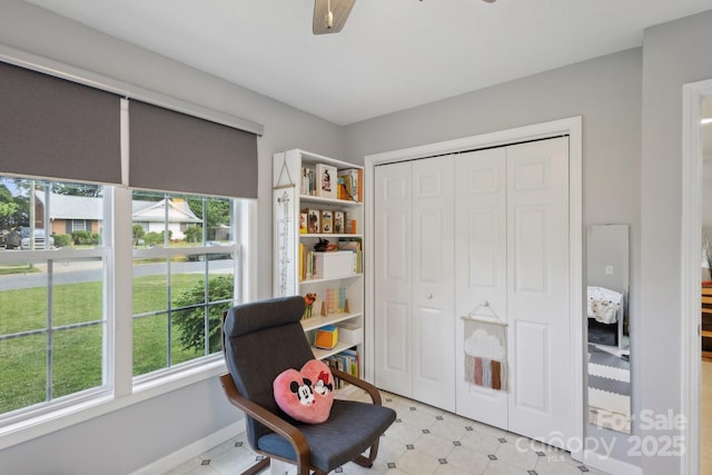 3721 Conway Ave, Charlotte, NC 28209 - sitting room featuring baseboards