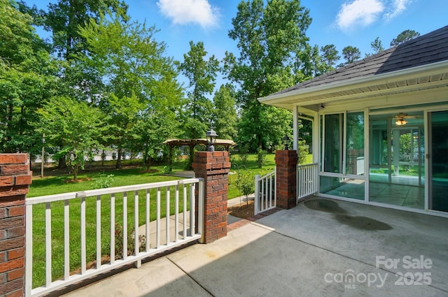 201 Limerick Dr, Matthews, NC 28104 - view of patio