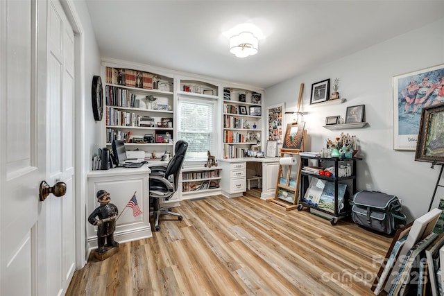 7712 Old Waxhaw Monroe Rd, Waxhaw, NC 28173 - office with light wood finished floors