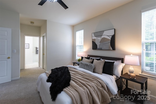 4637 Willow Glen Rd, Harrisburg, NC 28075 - carpeted bedroom featuring ceiling fan and baseboards
