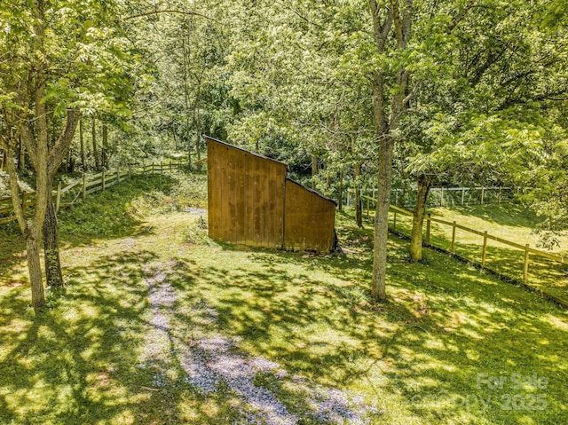 276 Morgan Branch Rd, Marshall, NC 28753 - view of yard with a wooded view