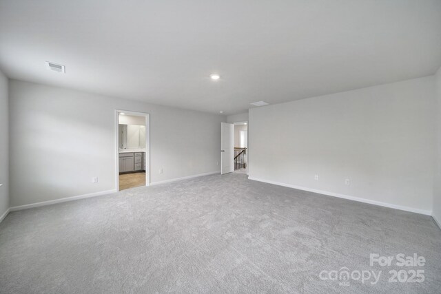 300 Kennerly Center Dr, Mooresville, NC 28115 - empty room featuring baseboards, carpet, and recessed lighting