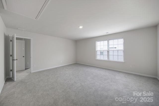 300 Kennerly Center Dr, Mooresville, NC 28115 - carpeted empty room featuring attic access and baseboards