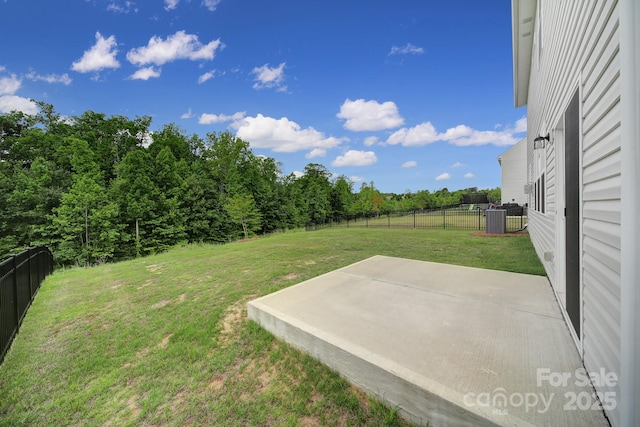 300 Kennerly Center Dr, Mooresville, NC 28115 - view of yard with a patio and central air condition unit