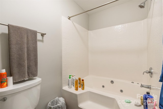 1804 Fairlawn Ct, Rock Hill, SC 29732 - bathroom with toilet and a combined bath / shower with jetted tub