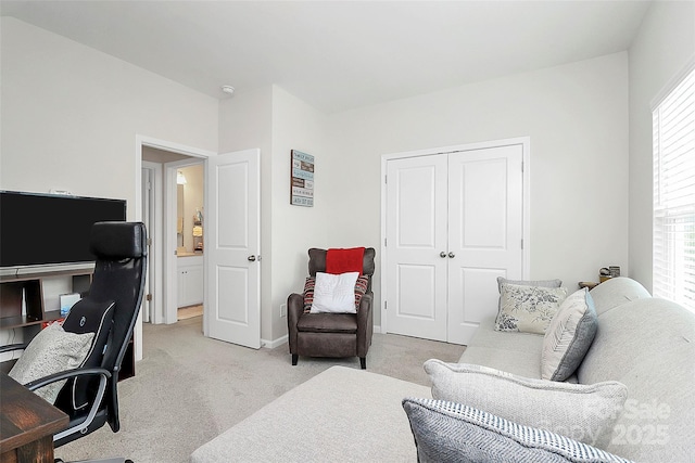 109 Mac Aly, Cramerton, NC 28032 - home office with light carpet and baseboards