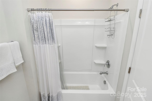 109 Mac Aly, Cramerton, NC 28032 - full bathroom featuring shower / bathtub combination with curtain