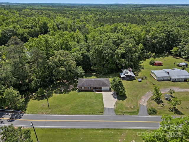 2451 Robert H Kirk Rd, Lancaster, SC 29720 - drone / aerial view of a heavily wooded area