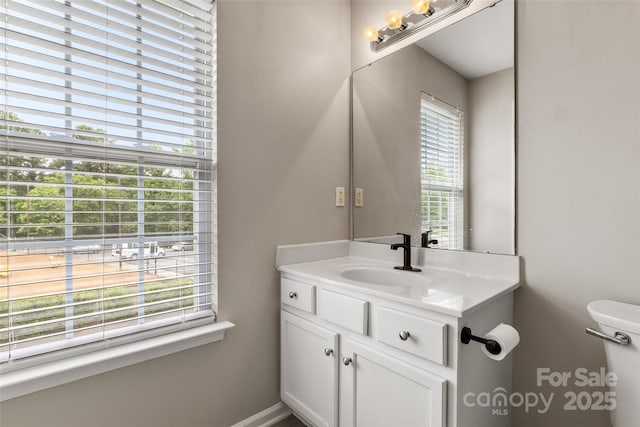 9651 Bailey Rd, Cornelius, NC 28031 - bathroom with vanity and toilet