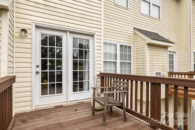 9651 Bailey Rd, Cornelius, NC 28031 - view of wooden terrace