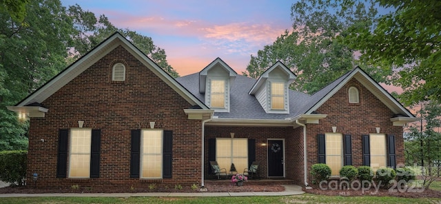 105 Prairie Rose Ct, Waxhaw, NC 28173 - traditional home with brick siding and a shingled roof