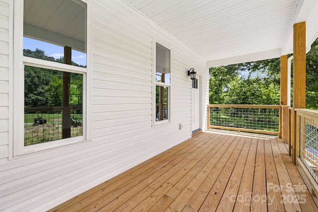 156 Mingus Hill Rd, Canton, NC 28716 - view of wooden porch