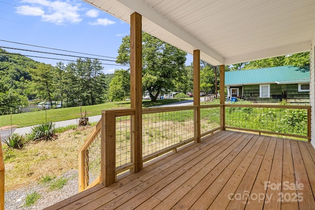 156 Mingus Hill Rd, Canton, NC 28716 - porch featuring a lawn