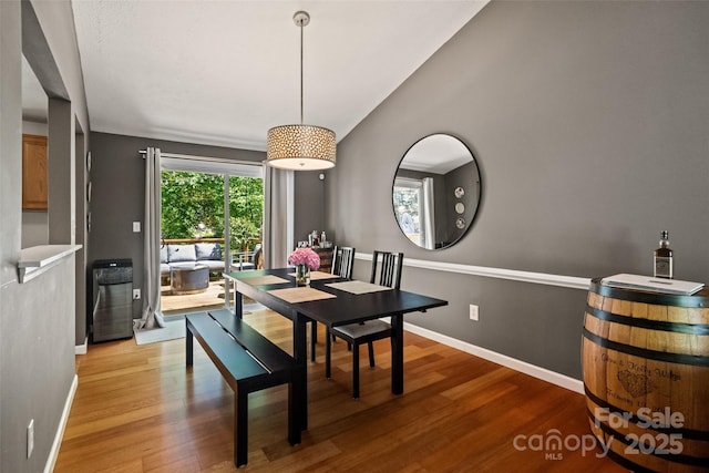 7018 Rollingridge Dr, Charlotte, NC 28211 - dining room with wood finished floors and baseboards