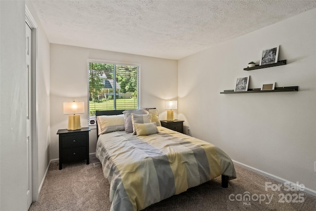 7018 Rollingridge Dr, Charlotte, NC 28211 - bedroom with carpet, a textured ceiling, and baseboards