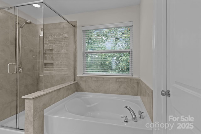 308 Planters Way, Mount Holly, NC 28120 - bathroom with a bath and a shower stall