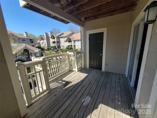 5003 Sharon Rd Unit Q, Charlotte, NC 28210 - deck featuring a residential view