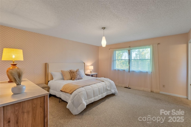 55 Dane Acres Dr, Alexander, NC 28701 - bedroom featuring carpet flooring, baseboards, and a textured ceiling