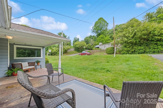 48 Medford Ave, Waynesville, NC 28786 - view of patio / terrace featuring a deck