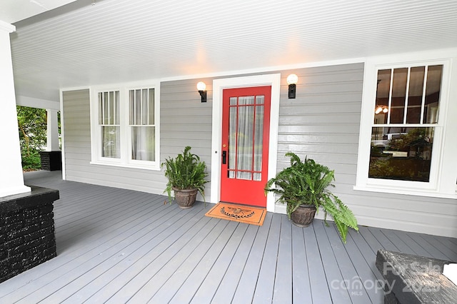 616 N Deal Ave, Newton, NC 28658 - view of wooden terrace