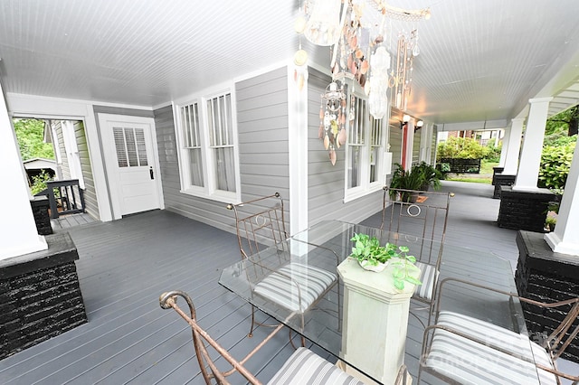 616 N Deal Ave, Newton, NC 28658 - view of porch