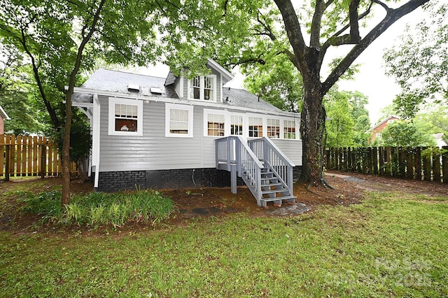 616 N Deal Ave, Newton, NC 28658 - rear view of house with roof with shingles
