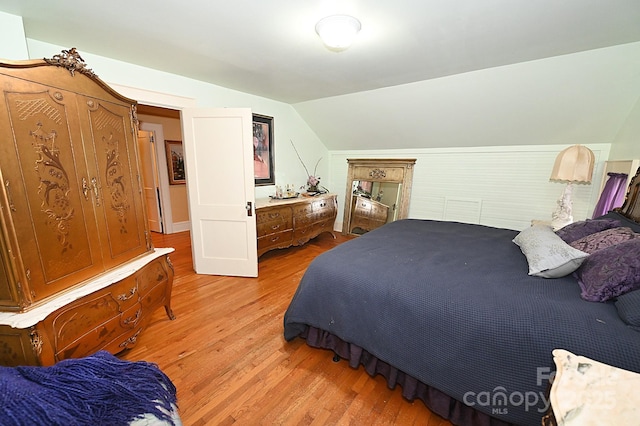 616 N Deal Ave, Newton, NC 28658 - bedroom featuring lofted ceiling and light wood-type flooring