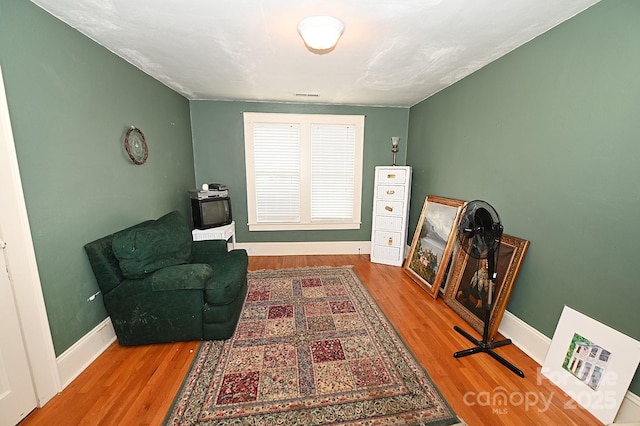 616 N Deal Ave, Newton, NC 28658 - living area with wood finished floors and baseboards
