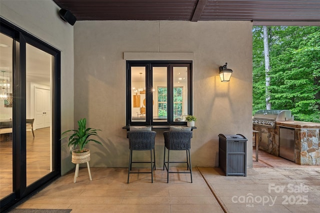 117 Walking Horse Trl, Davidson, NC 28036 - view of patio with an outdoor kitchen