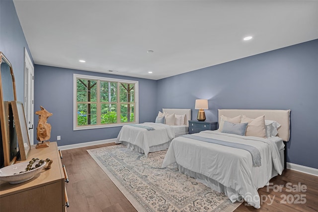 117 Walking Horse Trl, Davidson, NC 28036 - bedroom featuring wood finished floors and recessed lighting