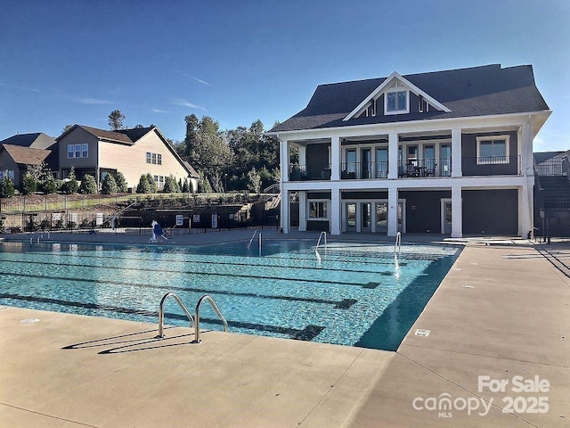15515 Laverack Ln, Davidson, NC 28036 - community pool featuring a patio