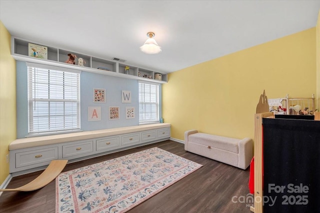 15515 Laverack Ln, Davidson, NC 28036 - bedroom featuring dark wood-style floors and baseboards