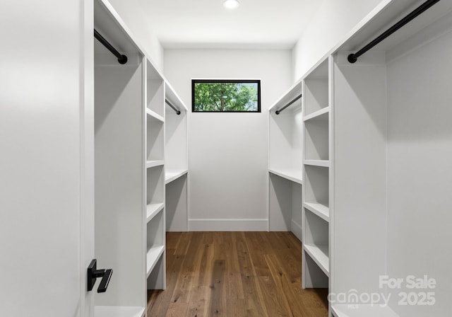 1626 Burtonwood Cir, Charlotte, NC 28212 - spacious closet with dark wood finished floors