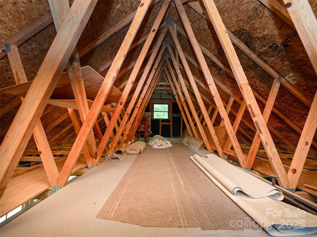 1396 W Christy Trl, Sapphire, NC 28774 - view of unfinished attic