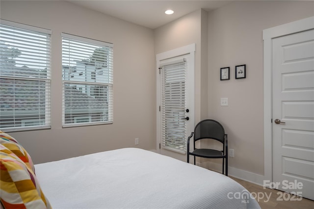 2011 Hamorton Pl, Charlotte, NC 28205 - bedroom featuring recessed lighting and baseboards