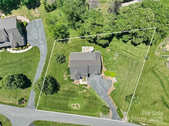 15 Carl Roberts Rd, Alexander, NC 28701 - aerial view of property's location with property parcel outlined