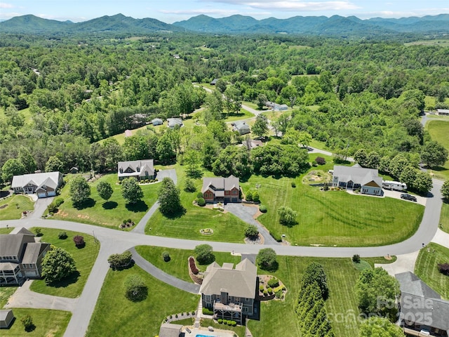 15 Carl Roberts Rd, Alexander, NC 28701 - bird's eye view of a forest and mountains