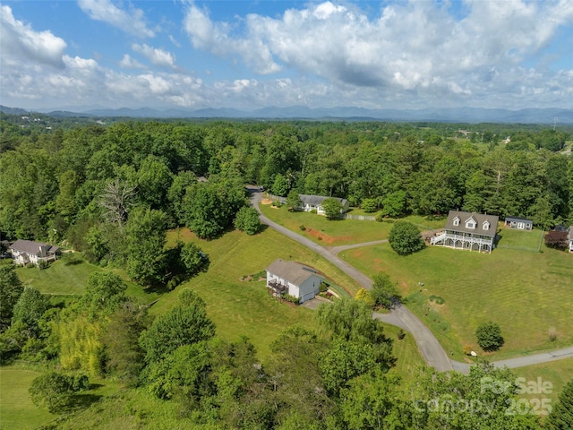 8 Rose Briar Cir, Weaverville, NC 28787 - drone / aerial view of a heavily wooded area