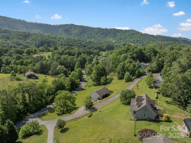 8 Rose Briar Cir, Weaverville, NC 28787 - aerial view of property and surrounding area featuring a forest